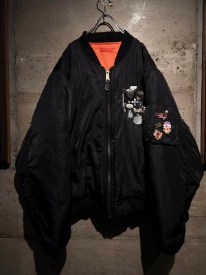 【Caka】Vintage Pins Custom MA-1 Flight Jacket