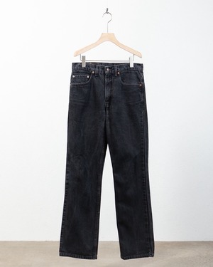 "Levi's" 517 flare black denim trousers / Made In USA