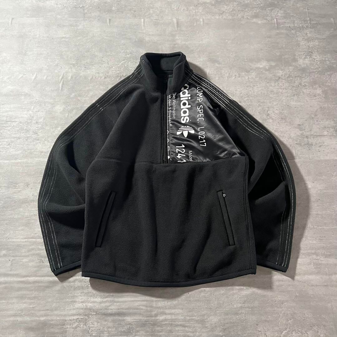 タグ付 adidas ✖️ alexander wang / halfzip fleece jacket size M 
