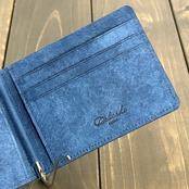 クロコダイル × MARGO マネークリップ ダークネイビー