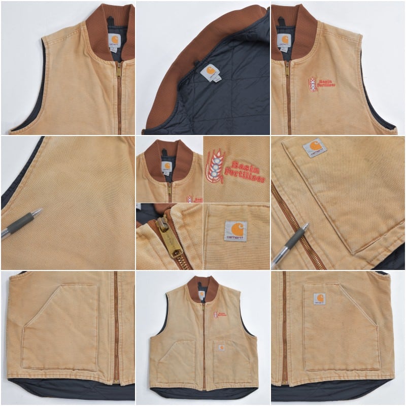 00s～ メキシコ製 carhartt カーハート グッドフェード ダックベスト