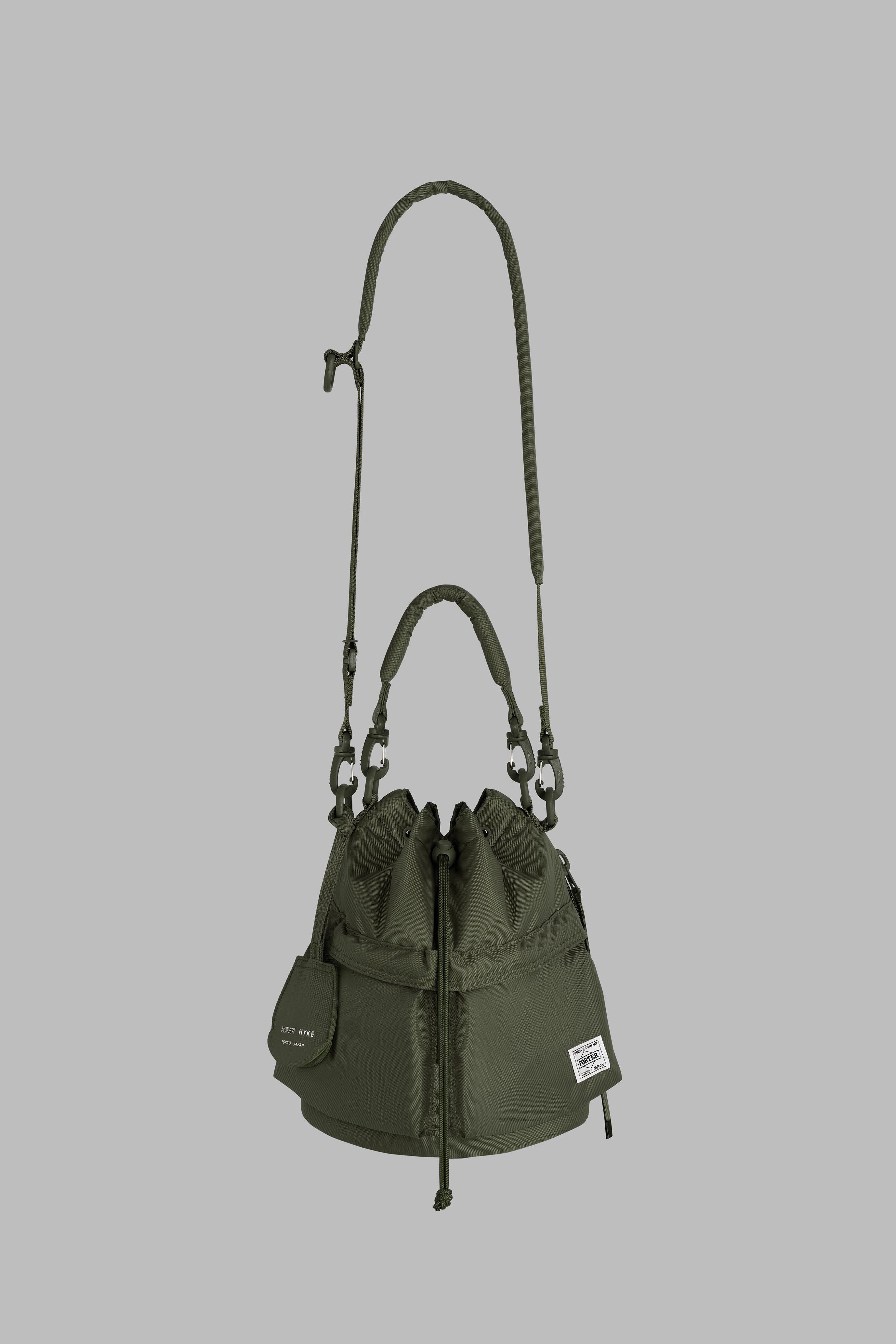 HYKE【ハイク】 PORTER × HYKE TOOL BAG 19355 / OLIVE DRAB | glamour