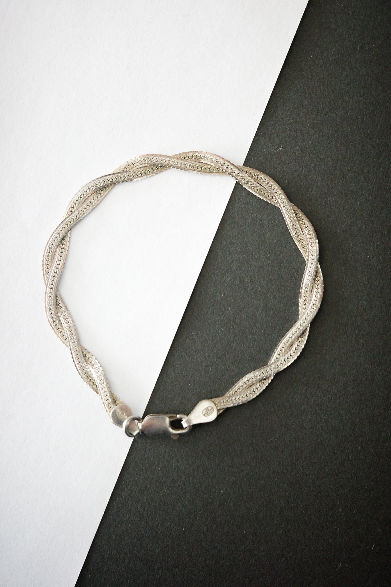"French Vintage" Silver 925 Bracelet / 6-227