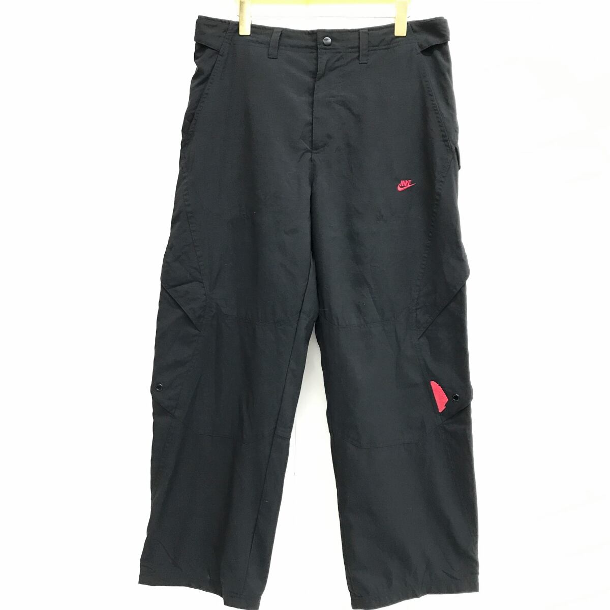 US古着 Lee DUNGAREES W36 ショートパンツ カーゴパンツ 黒色