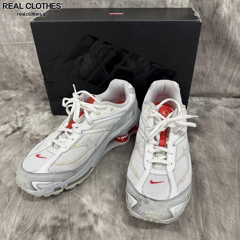 27.5cm Supreme®/Nike® Shox Ride 2 white