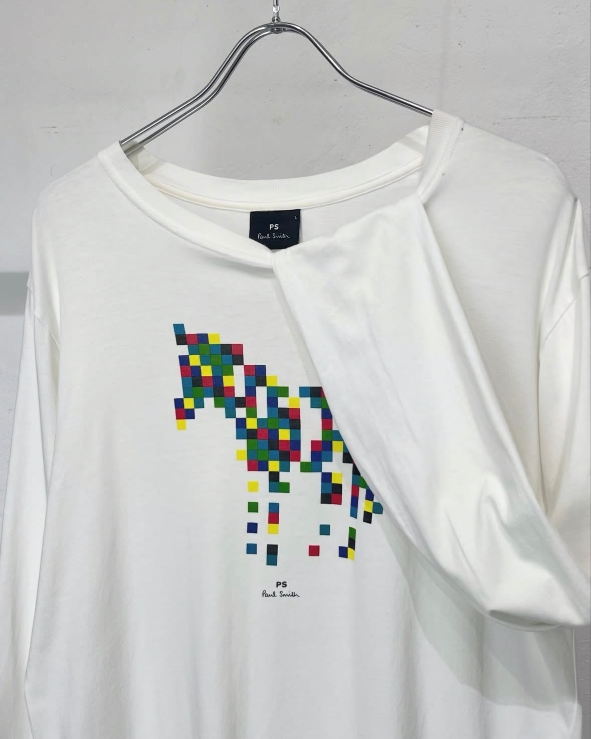 Paul Smith "Zebra" Mosaic Art L/S Print Tee