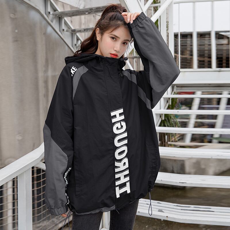 ジャケット アウター レディースファション アルファベット S M L LL
