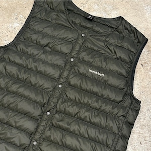 MONT-BELL SUPERIOR DOWN ROUND NECK VEST