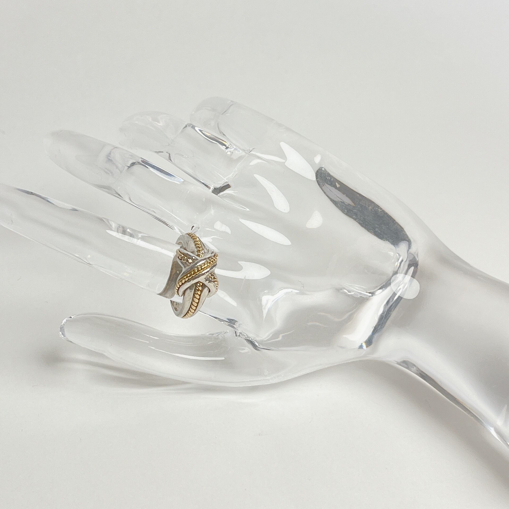 ティファニーシグネチャーコンビリング925 750 12号