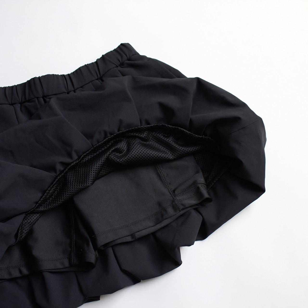 ranor（ラナー）BALLOON SKIRT - BLACK レディース ランニングスカート