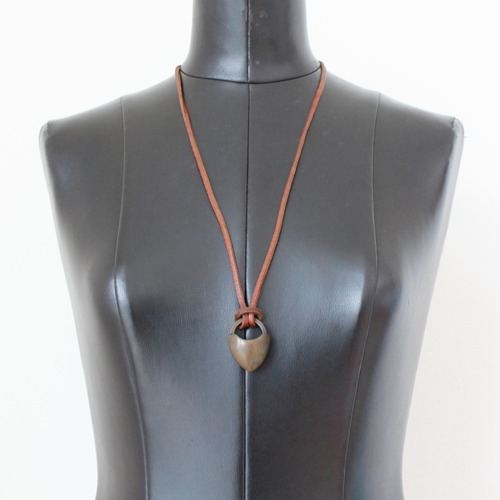 GOTI　シルバーデザイン革紐ネックレス：GOTI-311-B ¥15,800＋tax