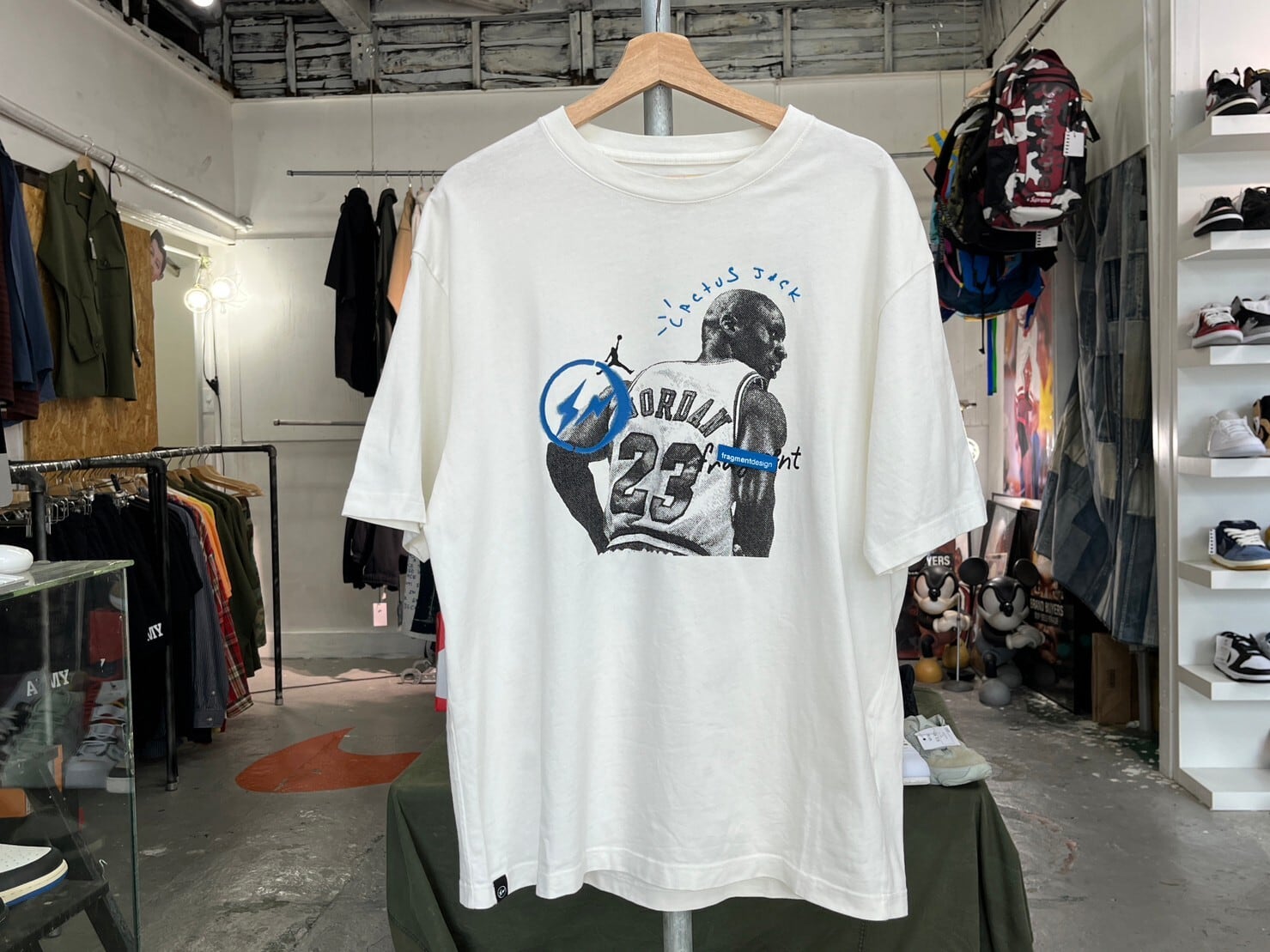 Air Jordan Travis Scott Fragment Tee  XL