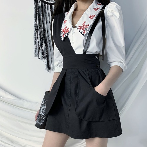 ✞✝✞ ダークスカート ブラックAライン ✞✝✞ ゴスロリ SM ミリ 甘ロリ クラロリ 和ロリ エレガント 黒ロリ 姫ロリ 華ロリ AA-AA7741714