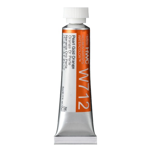 ホルベイン  パールカラーズ パールゴールドオレンジ  [ W712・5ml ]