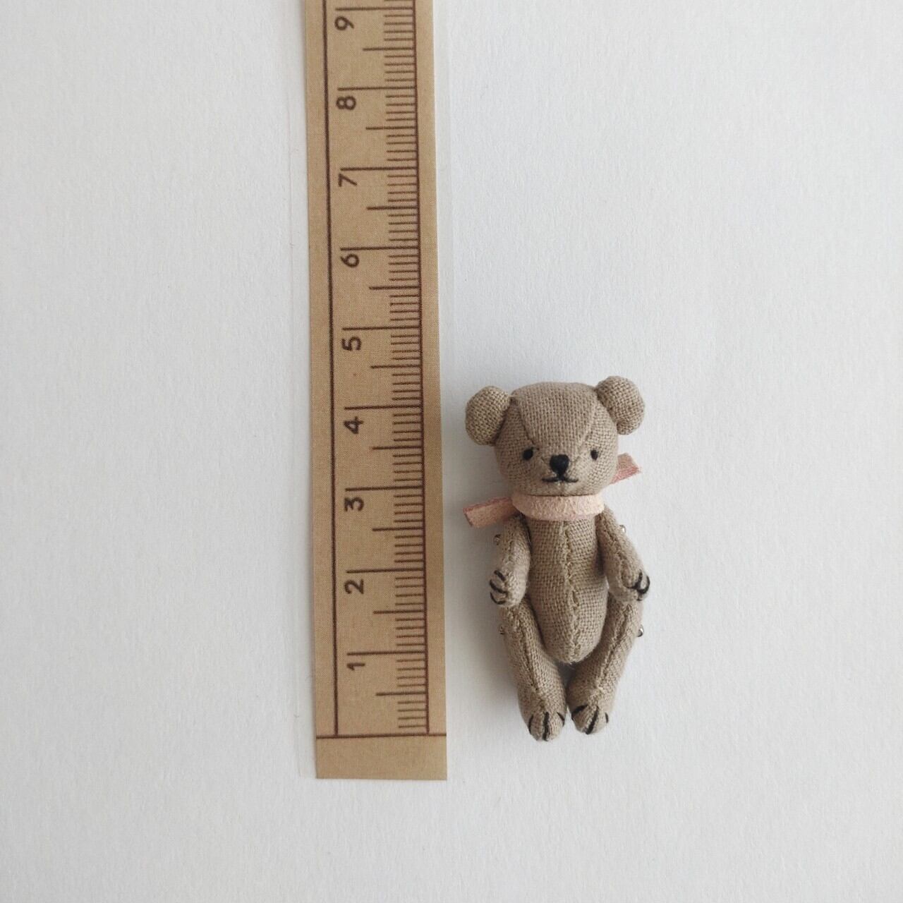 寿桃Bear.様 テディベア ぬいぐるみ ミニチュア