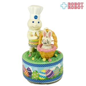ピルズベリー ポッピンフレッシュ ドゥボーイ ハッピーイースター オルゴール フィギュアリン 2013 企業物
