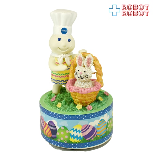 ピルズベリー ポッピンフレッシュ ドゥボーイ ハッピーイースター オルゴール フィギュアリン 2013 企業物