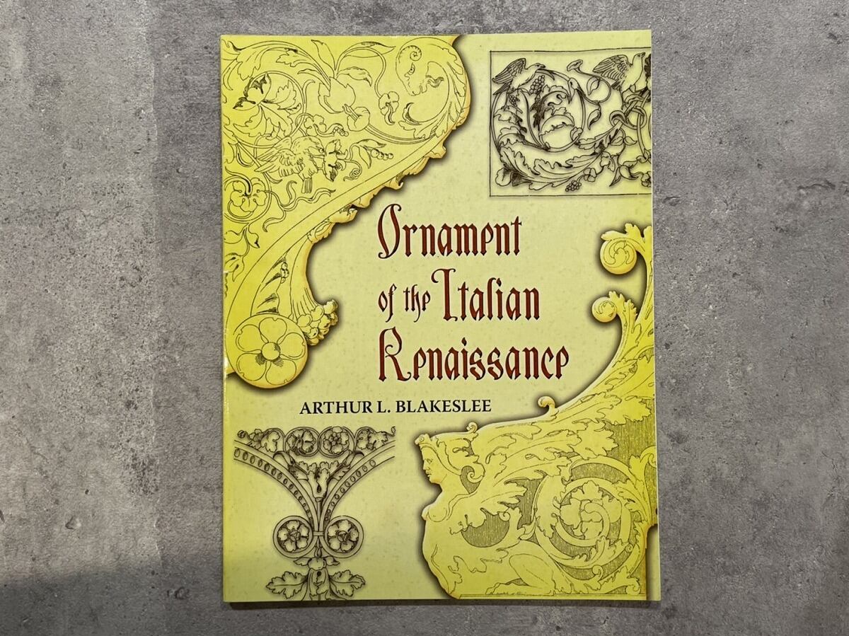 【VA452】Ornament of the Italian Renaissance /visual book