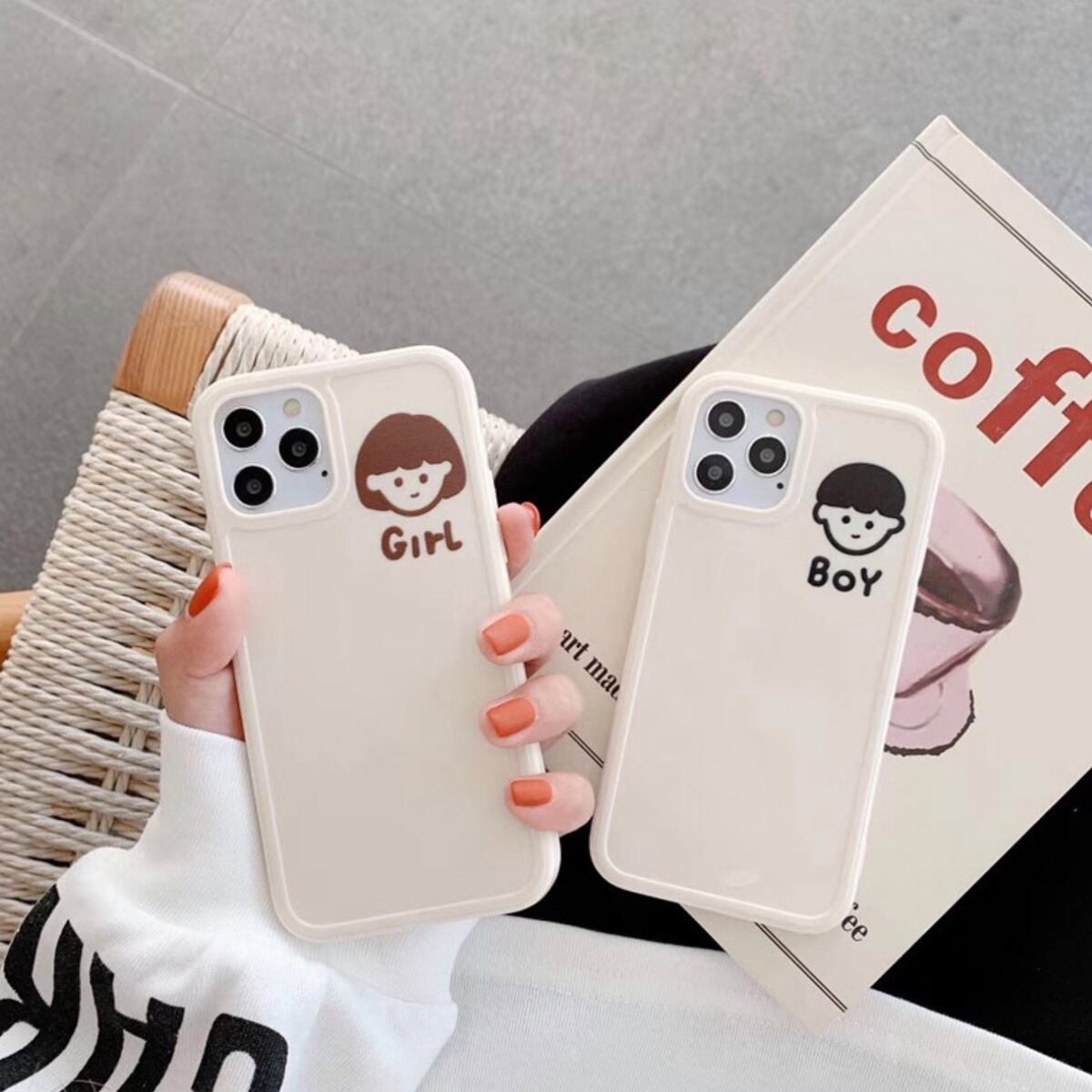 Iphone ケース 韓国 Tpu Boy Girlカップルケース カバー お揃い 個性的 シンプル 大人 可愛い おしゃれ レディース メンズ Iphone7 Iphone8 Iphonese2 Iphonex Iphonexs Iphonexr Iphonexsmax Iphone11 Iphone11pro Iphone11promax Iphone12 Iphone12pro Iphone12promax