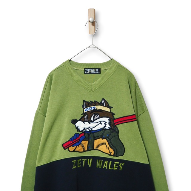 【VINTAGE】Vネックスウェット