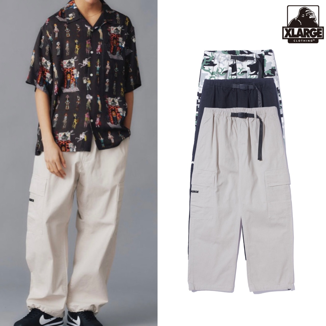 【XLARGE】RESORT CARGO PANTS【エクストララージ】