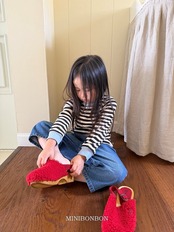 韓国子供服 / 26Autumn / 〖取寄〗minibonbon / ブラッシュデニム / キッズ服 / ジュニア服 *XS~JL*