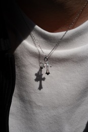 3/28(sat)予約発売【Twin Cross Luxe Necklace】/ SILVER