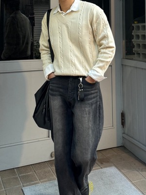 Standard Twist Vneck knit(8color)