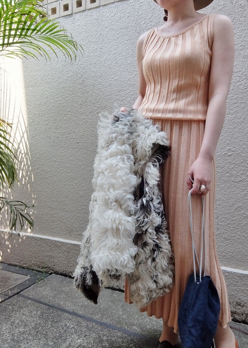 Summer knit dres ／サマーニットドレス