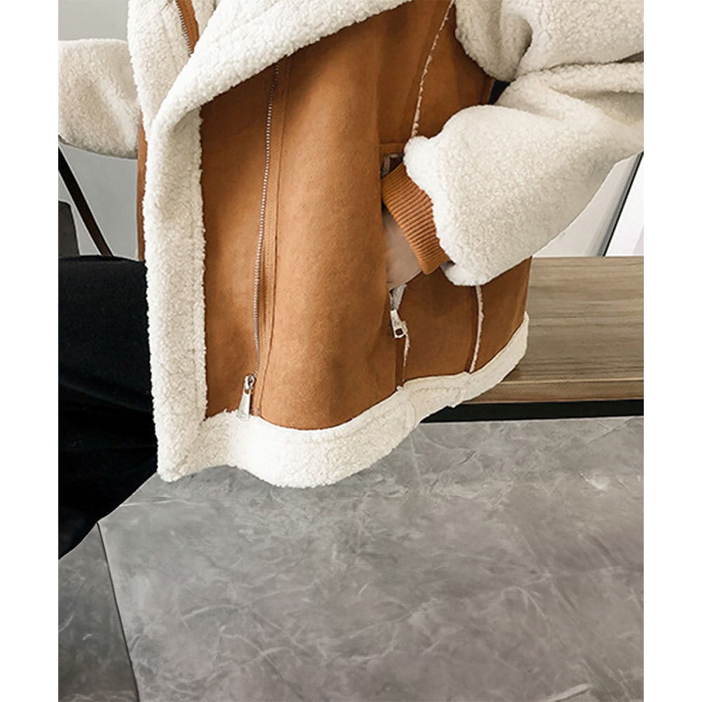 ボア ジャケット レディース 秋冬 アウター フリース 大人 かわいい おしゃれ 防寒 きれいめ カジュアル ブルゾン 大人可愛い 大人女子