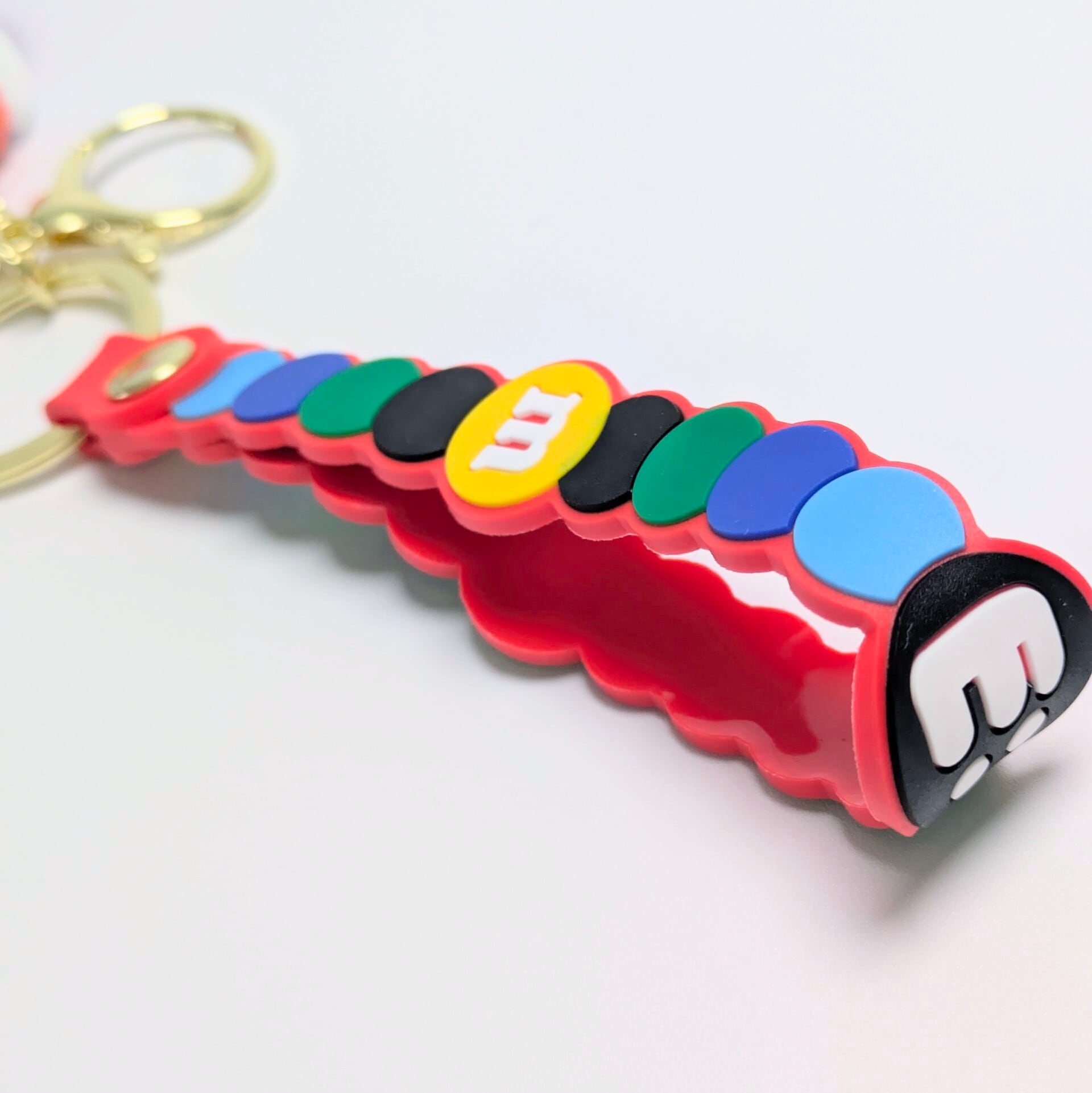 【 m&m's  ( エムアンドエムズ )  】3D Rubber KeyHolder / 3Dラバーキーホルダー バスケットボール / RED〚アメリカン雑貨 アメトイ〛
