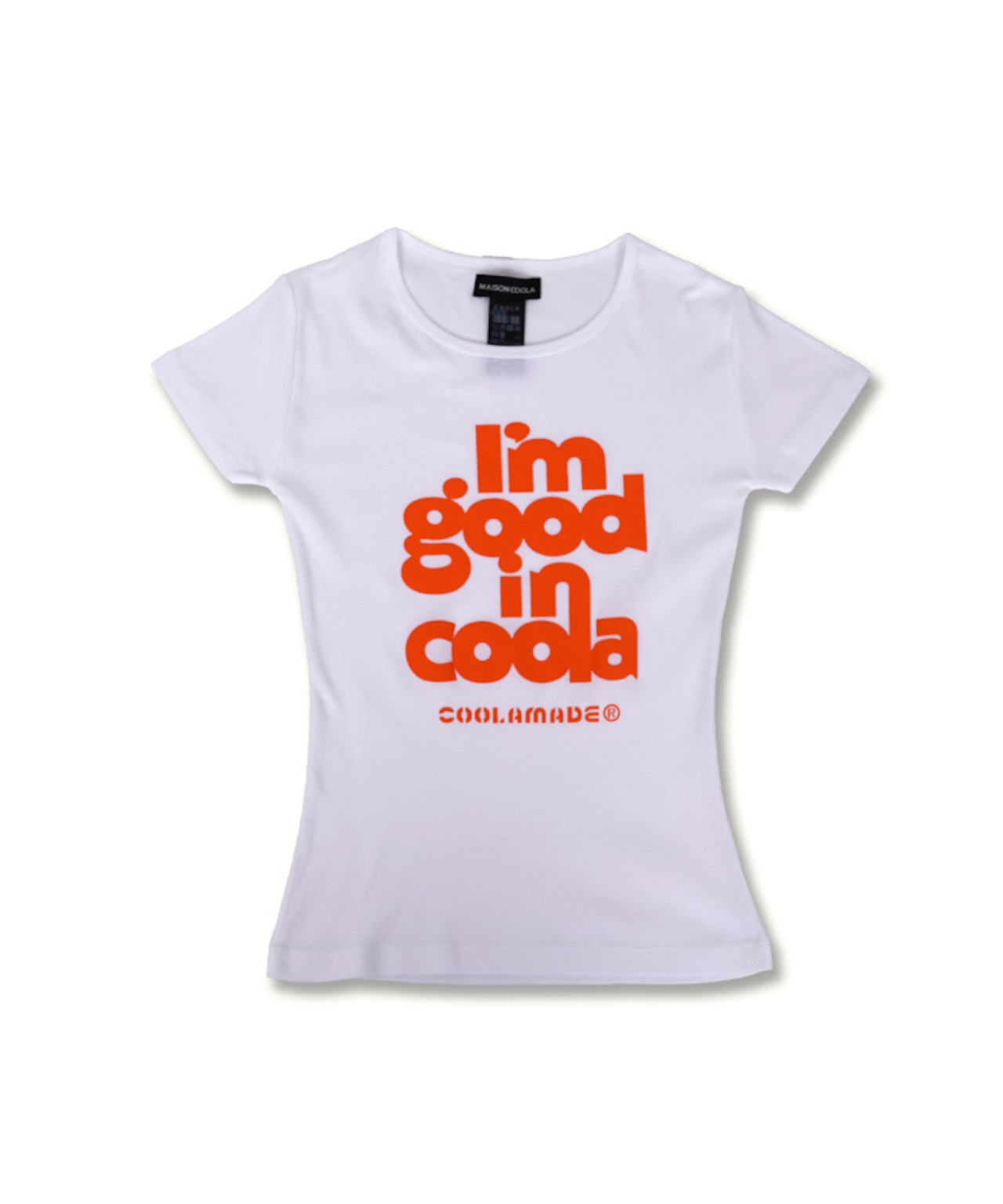 COOLA GoodプリントコンパクトTシャツ (WHITE) CQ-48140