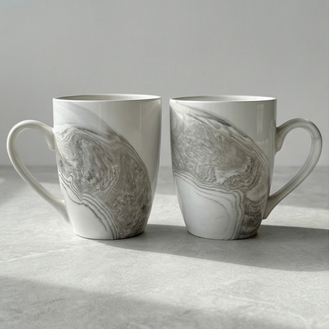 Marble pattern mug