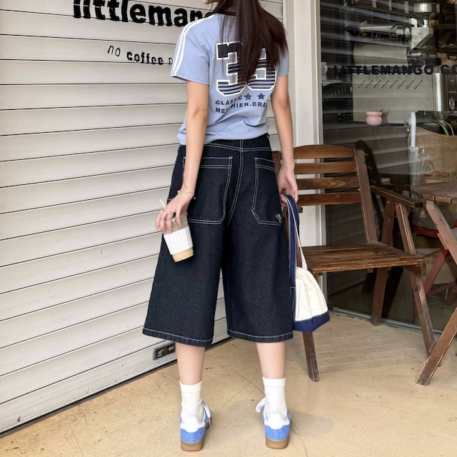 サイドラインナンバリングプリントTシャツ 2col R02295
