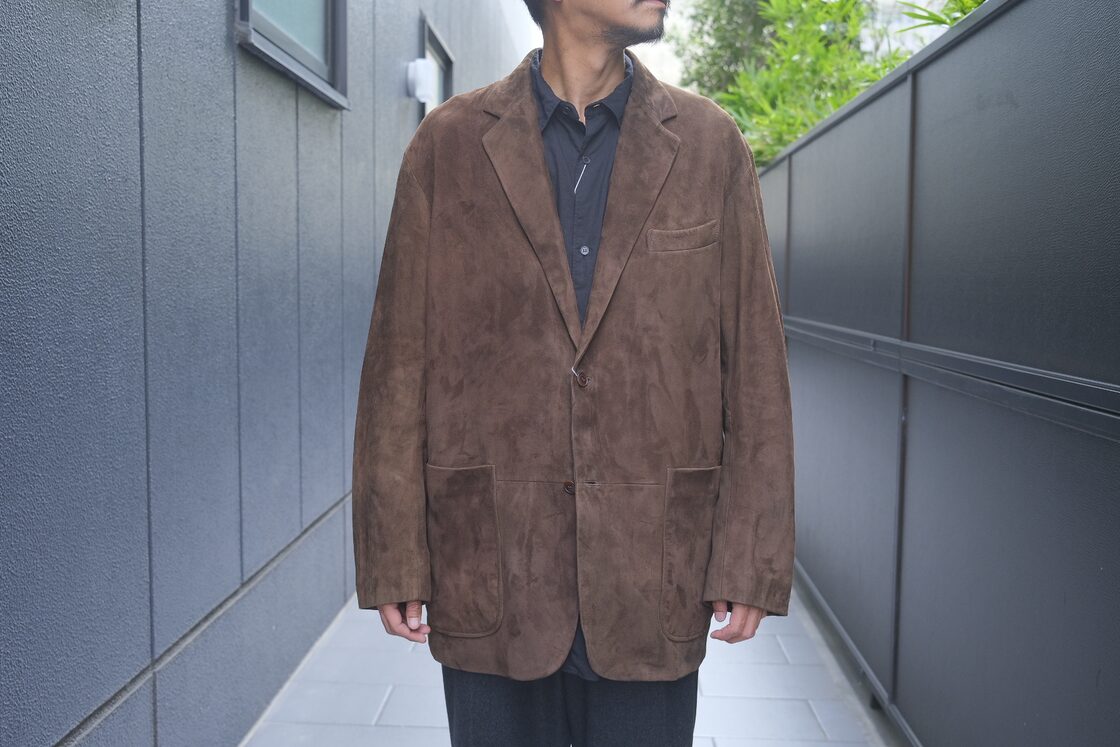 COMOLI(コモリ) / スエード2Bジャケット-BROWN-(A03-01016) | Pay ID