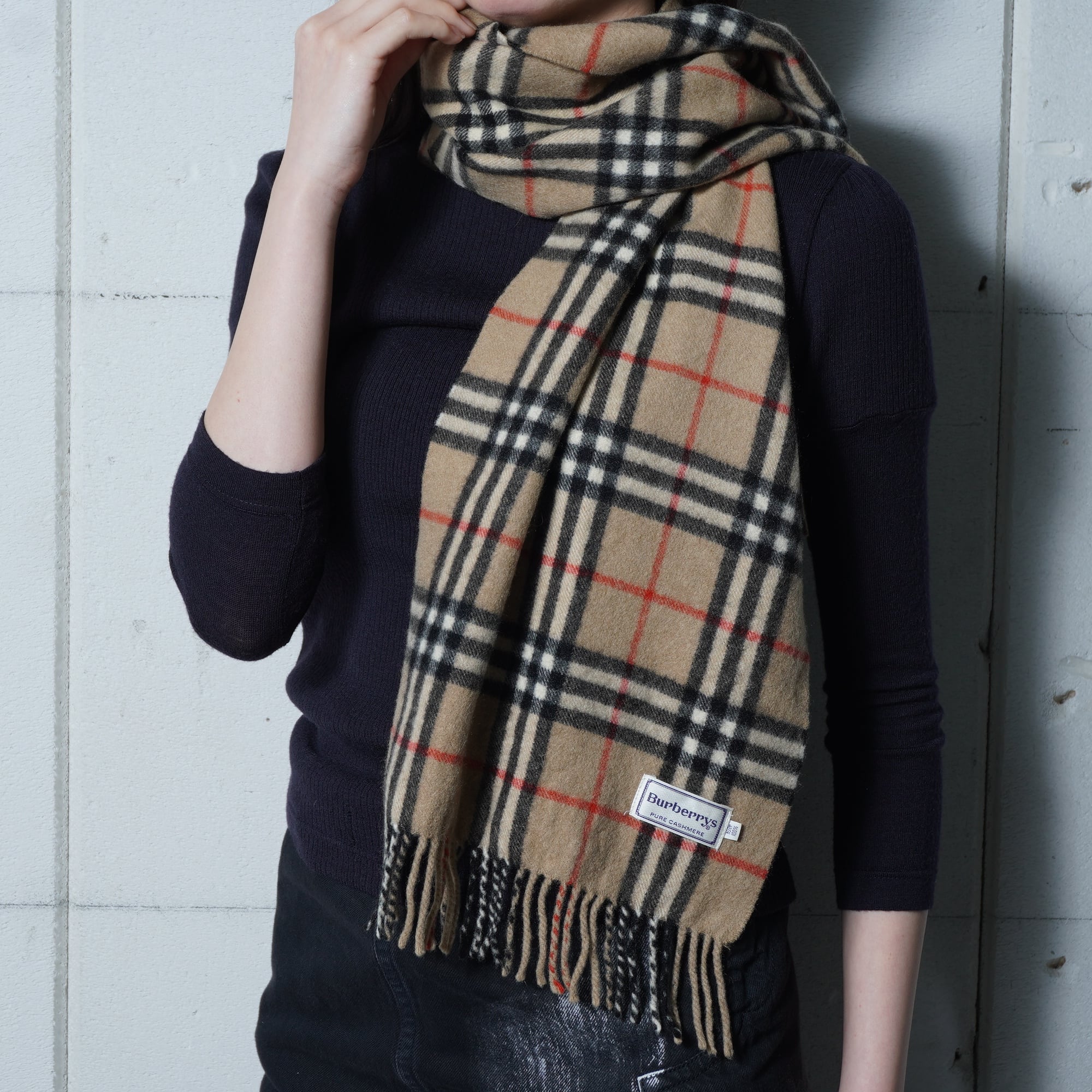 BURBERRY】バーバリー ホースロゴノバチェックキャンバス・レザーミニ