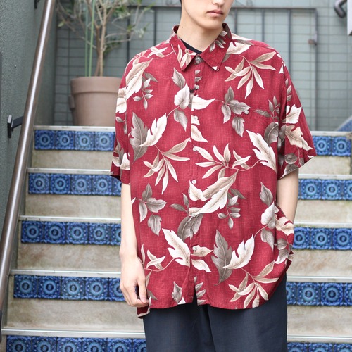 USA VINTAGE HALF SLEEVE ALOHA SHIRT/アメリカ古着半袖アロハシャツ