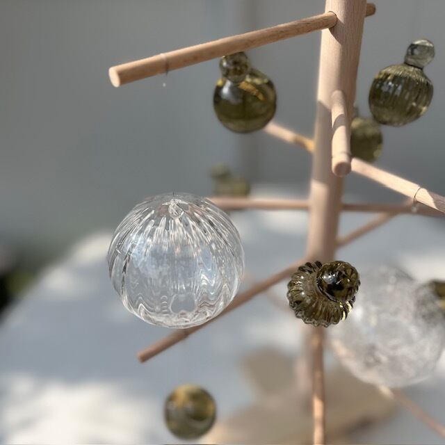 はるら工房 岩村志野 オーナメント 大 クリア | ihana design(イハナ