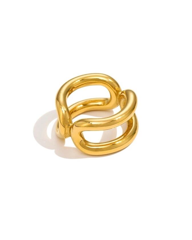 Double oval ring【アレルギー対応】