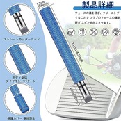 ゴルフクラブ溝削り 1本セット メンテナンスツール ウェッジU&V角溝用 クラブ掃除 再溝付けツール クラブグルーブシャープナー ゴルフ 小物 携帯便利 軽量 ゴルフ用品 1個セット(ブルー)