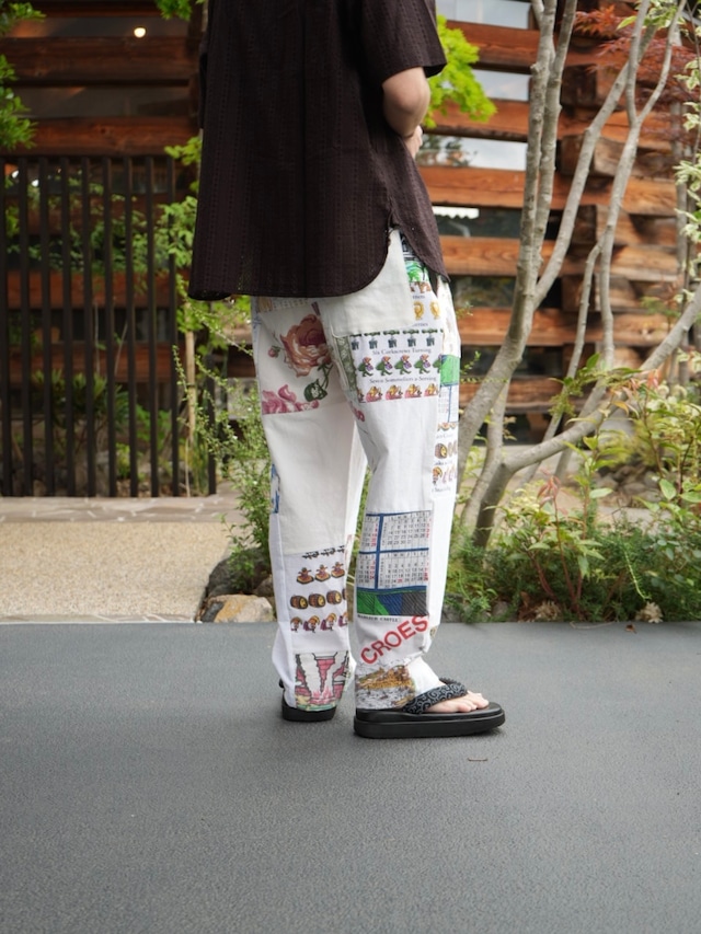 MR. REMAKEMAN ミスターリメイクマン【 Vintage Tapestry Remake Easy Pants 】