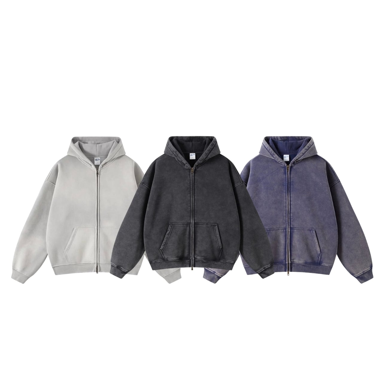 CLASSIC WASHED ZIP HOODIE | EXPRESSER OFFICIAL