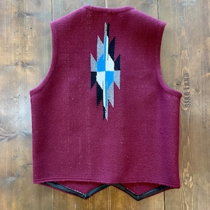 オルテガ(ORTEGA’S) CHIMAYO VEST REGULAR  BORDEAUX【40】