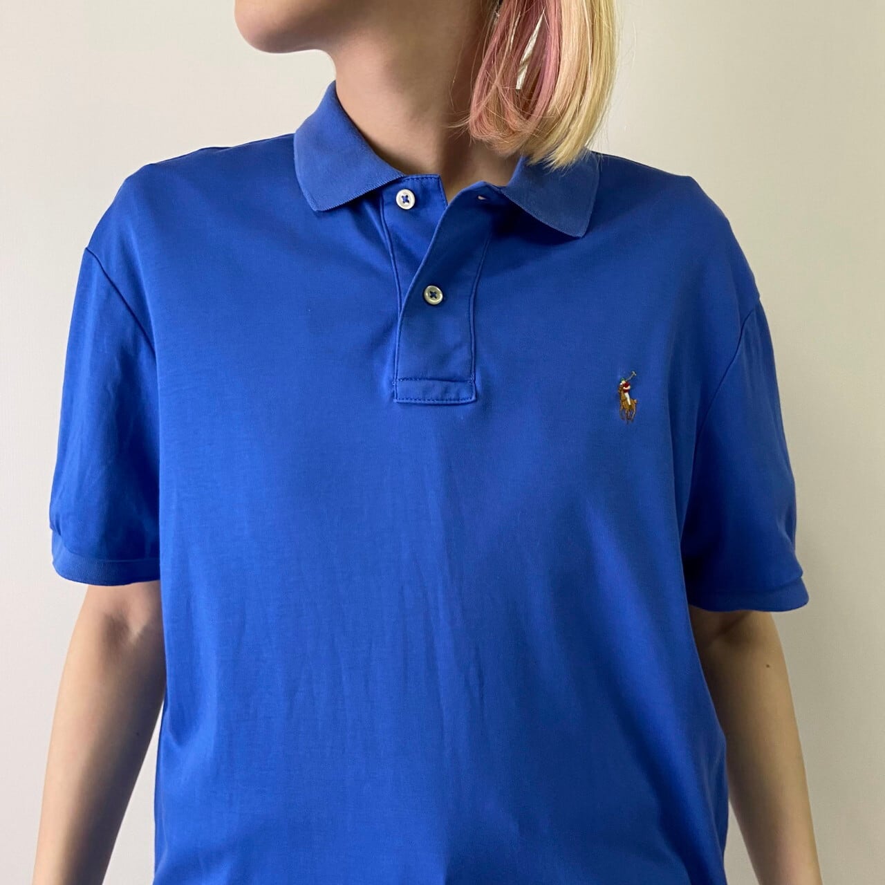 Polo Ralph Lauren ポロラルフローレン ポロシャツ メンズM 古着 ワン