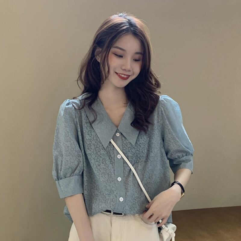 シャツ レディースサマーカラー 夏物 試着室34970372215