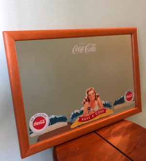 COLA-COLA PUB MIRROR''HAVE A COKE''/コカコーラ パブミラ 鏡 壁掛け