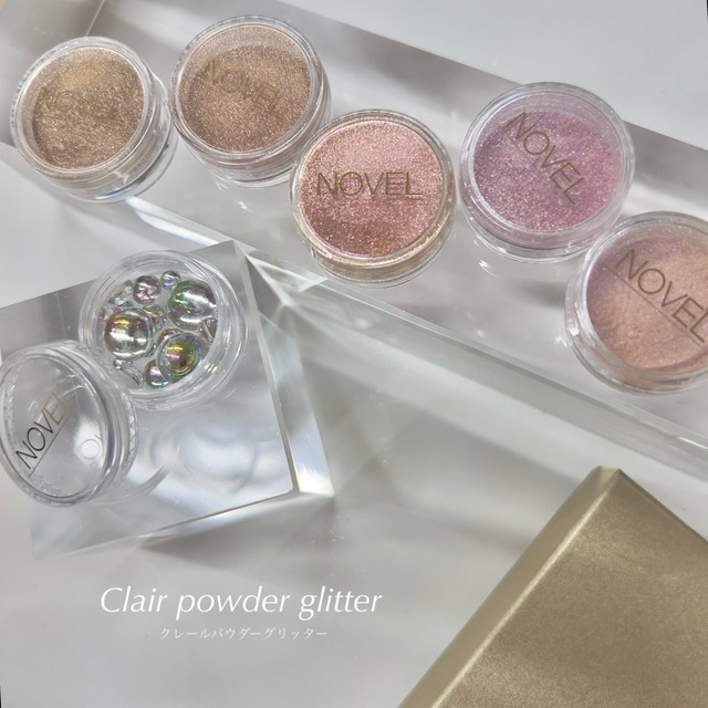 Clair powder glitter