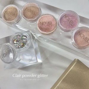 Clair powder glitter