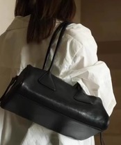 牛革 レトロフレンチスタイル 脇掛けバッグ