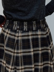 Bourgeon Vintage Check Tucked Skirt F0821